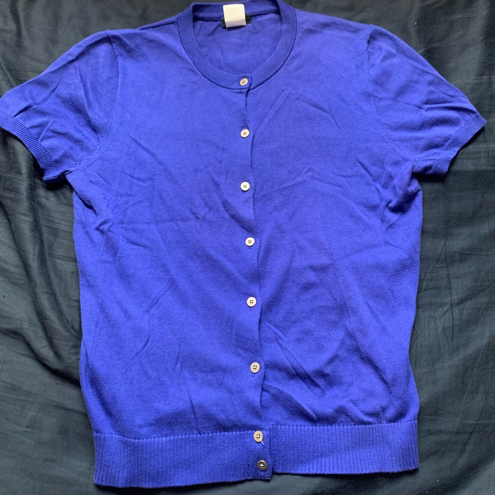 J. Crew Short Sleeved Cardigan